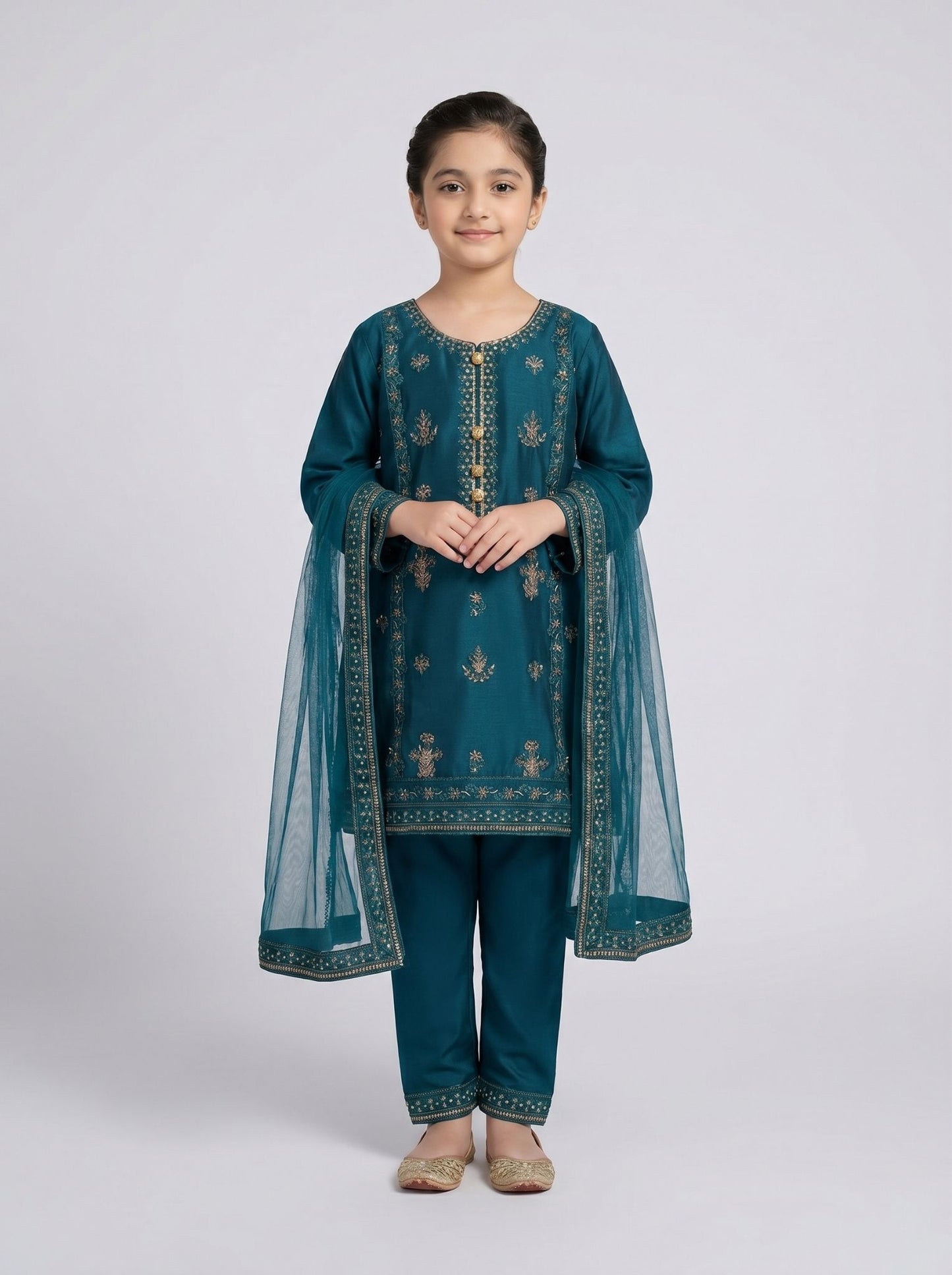 3 pcs kids cotton dress