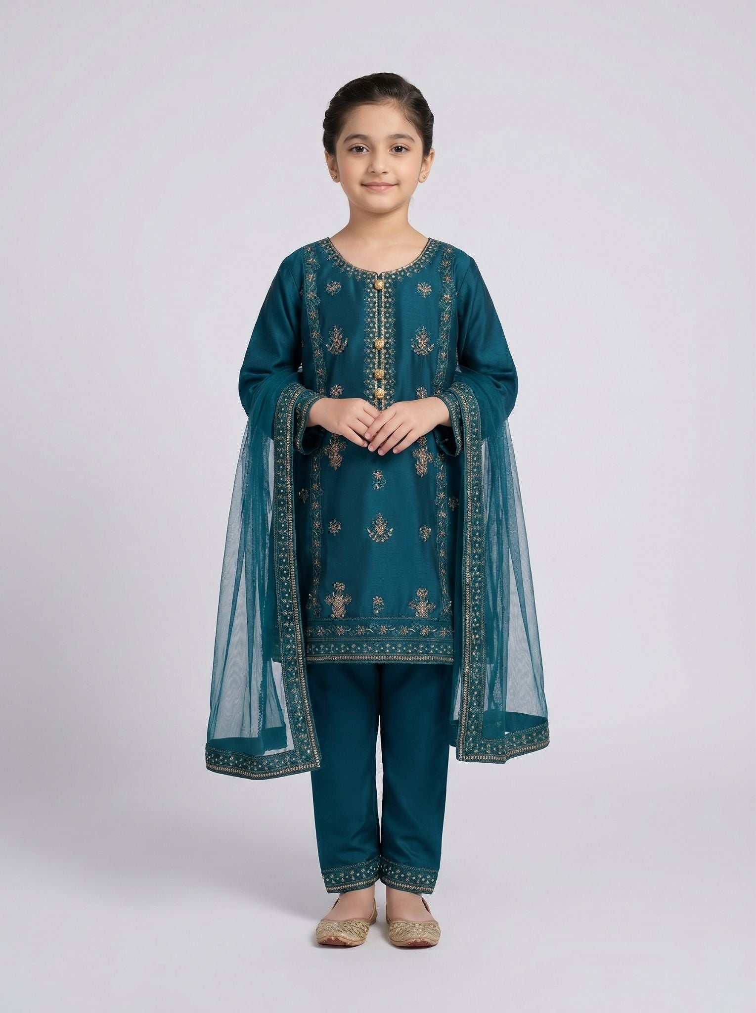 3 pcs kids cotton dress