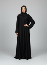 Plain Abaya with laces