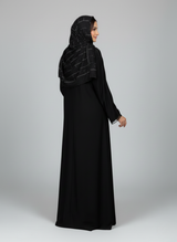 Plain Abaya with laces