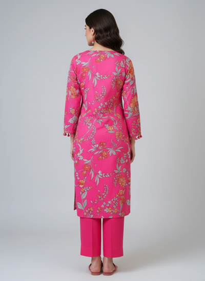 J. Printed Lawn Shirt