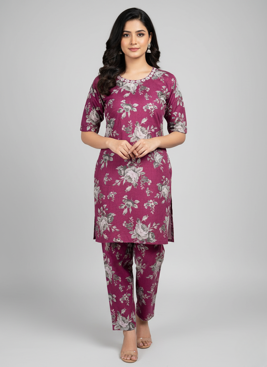 2 pcs embroidered Khadder dress