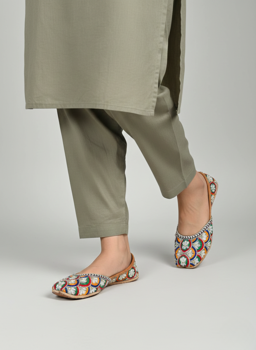 Pakistani Women's Khussa Shoes Online in the USA