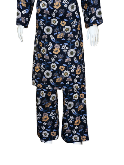2 pc linen casual dress
