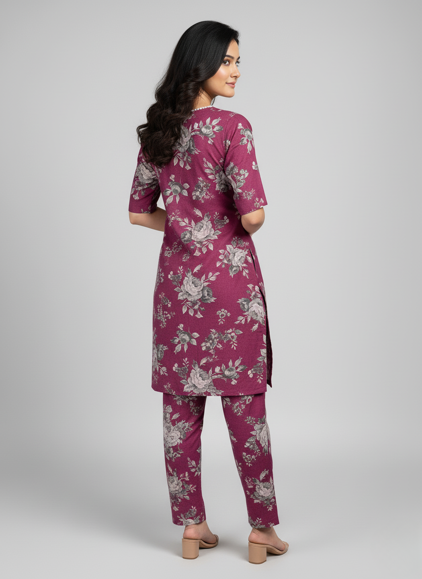 2 pcs embroidered Khadder dress