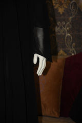 Front Open Chiffon Abaya with scarf