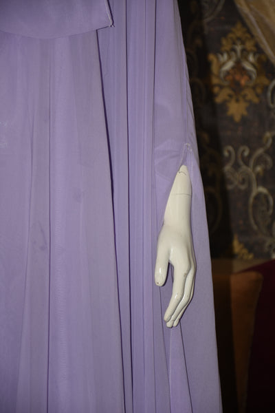 Inner and Upper separate gown Chiffon Abaya butterfly style