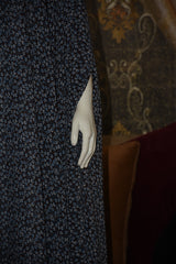 Chiffon butterfly abaya with separate upper and inner gown