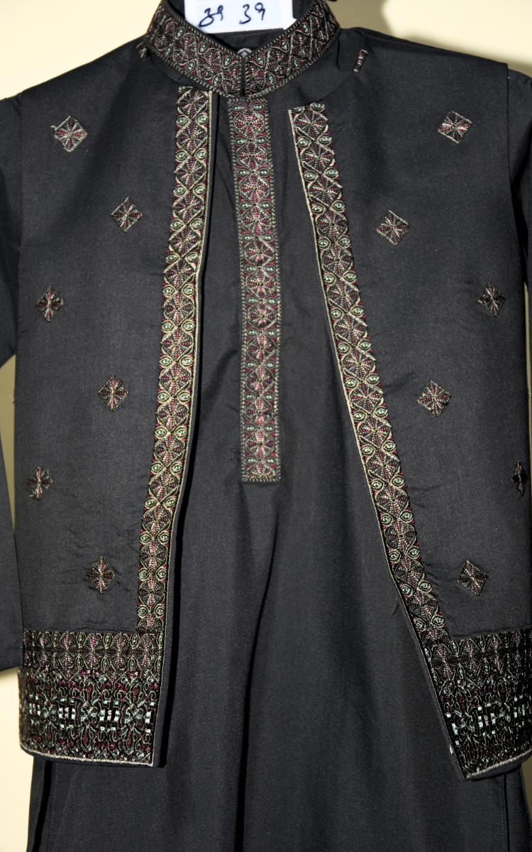 Wash and Wear Qameez with waist coat and Trouser