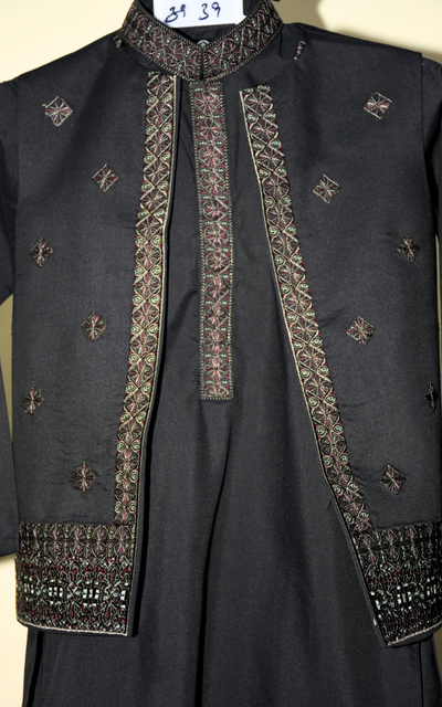 Wash and Wear Qameez with waist coat and Trouser
