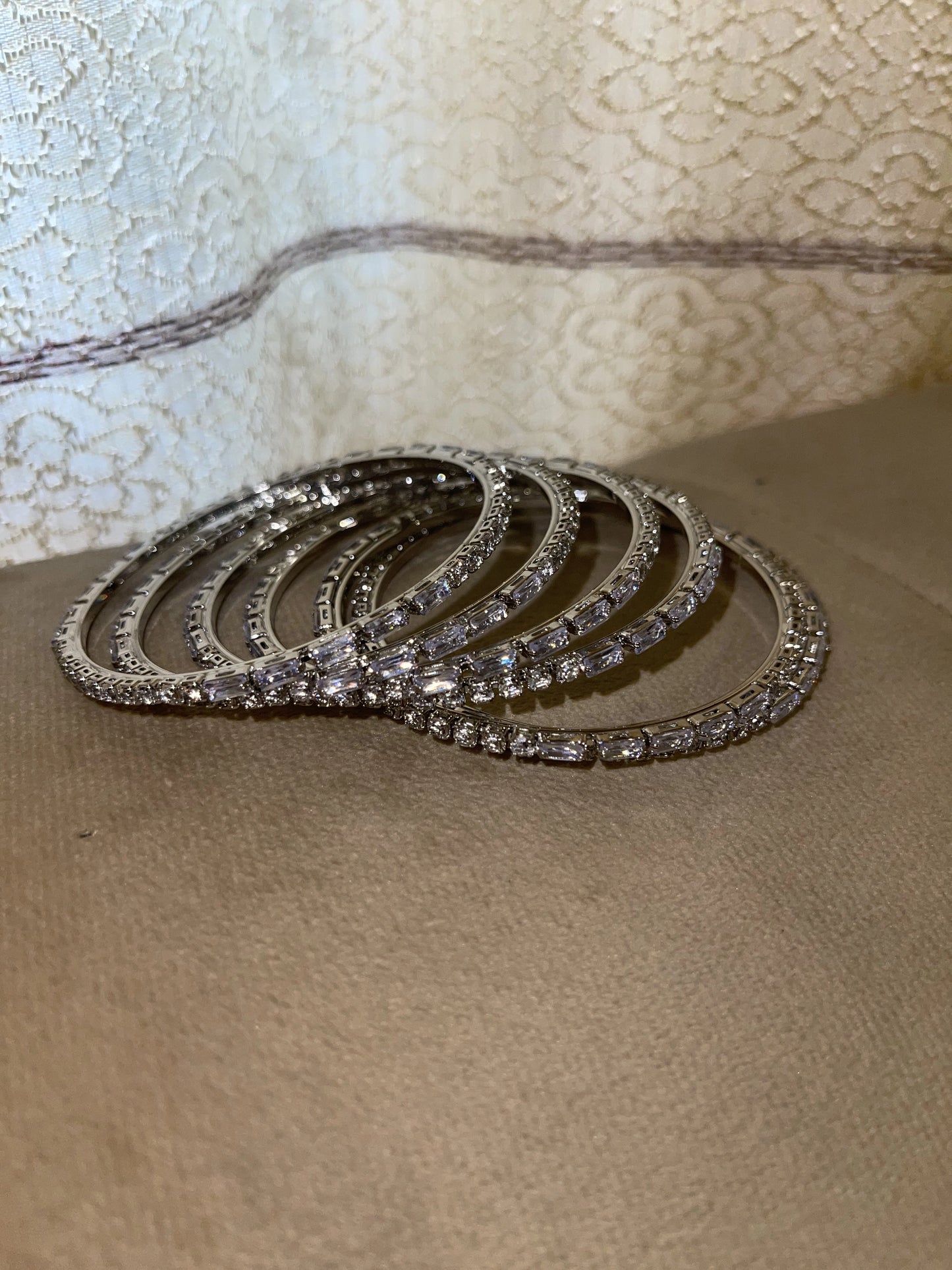 Silver Bangle Set