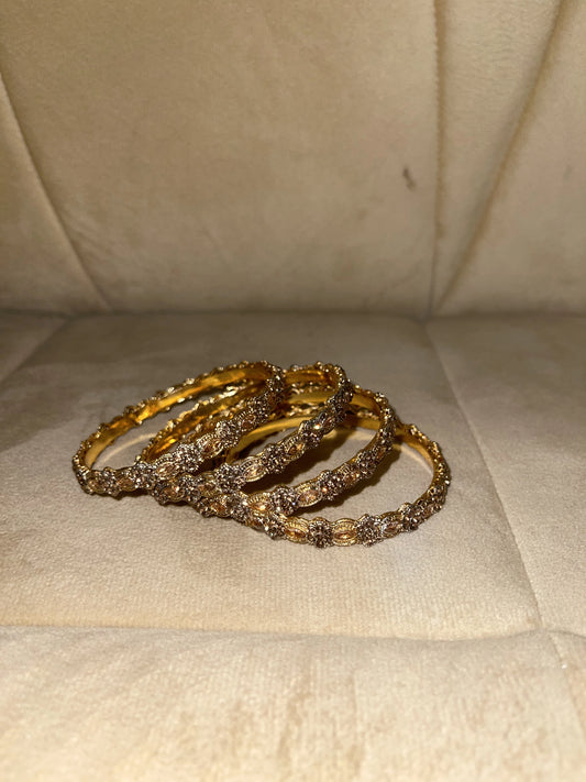 Golden Bangle Set