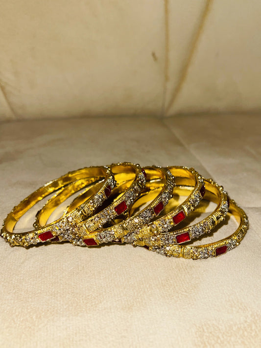 Golden Bangle Set