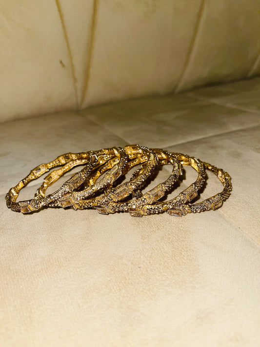 Golden Bangle Set