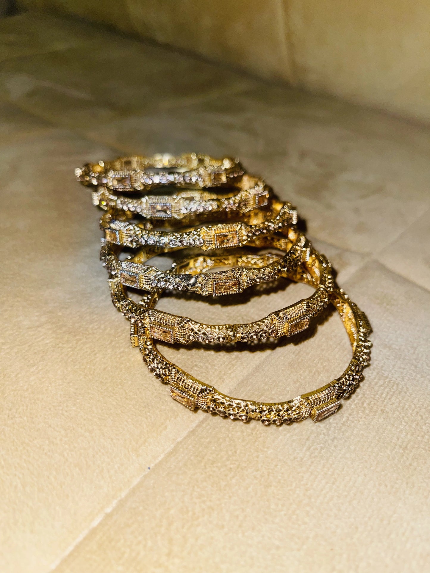 Golden Bangle Set