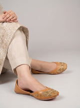 Leather Embroidered Khussa