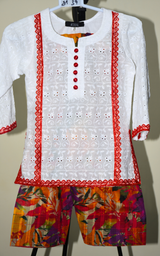 2 pcs chicken kari with Farshi shalwar