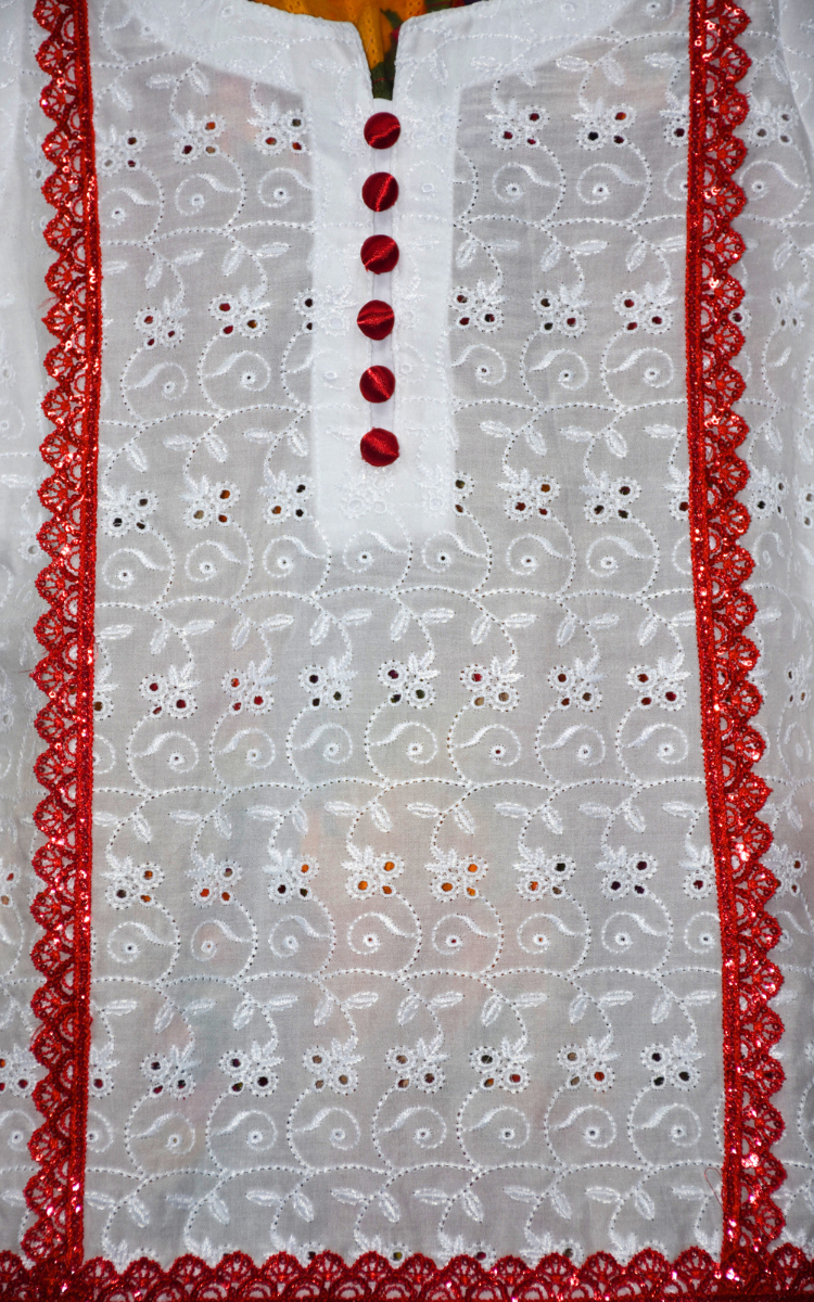 2 pcs chicken kari with Farshi shalwar