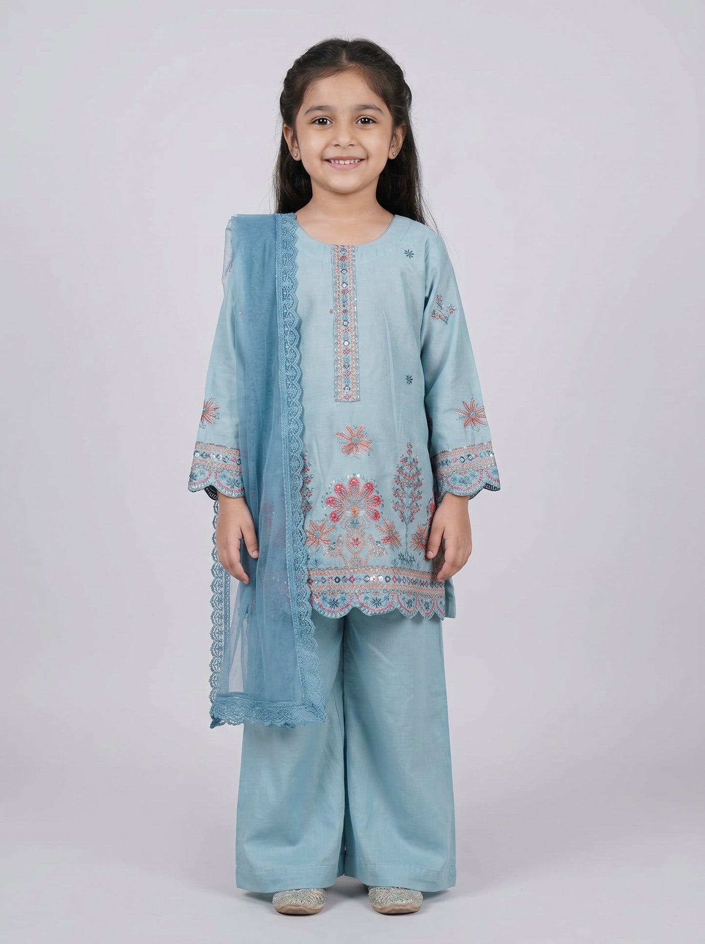 3 pcs kids cotton dress