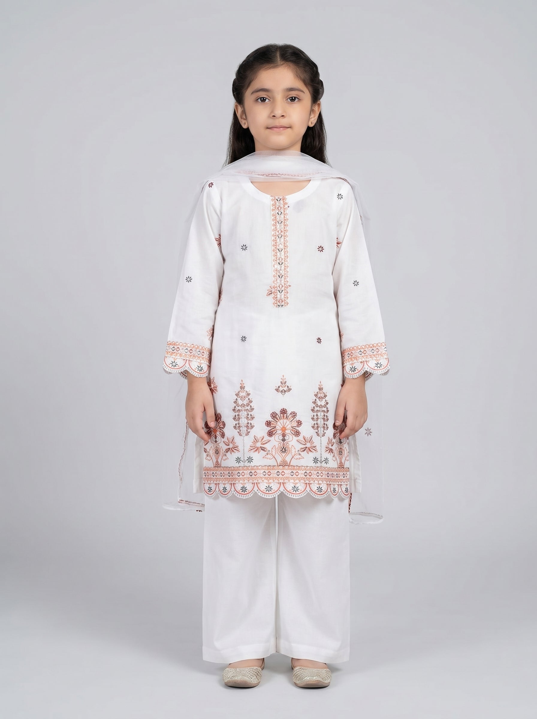 3 pcs kids cotton dress