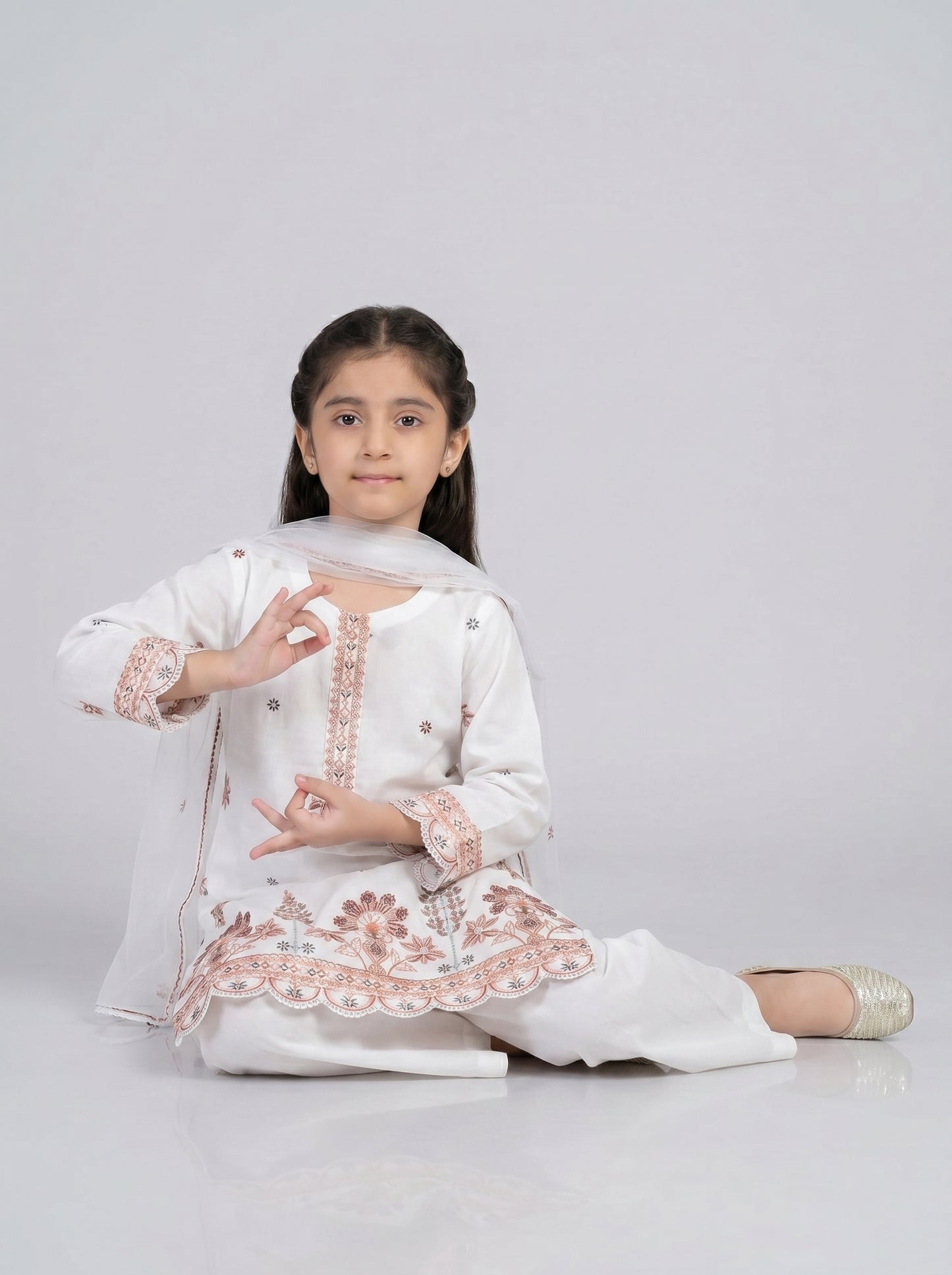 3 pcs kids cotton dress