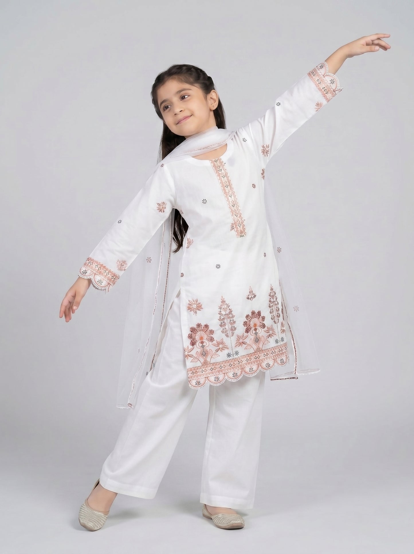 3 pcs kids cotton dress