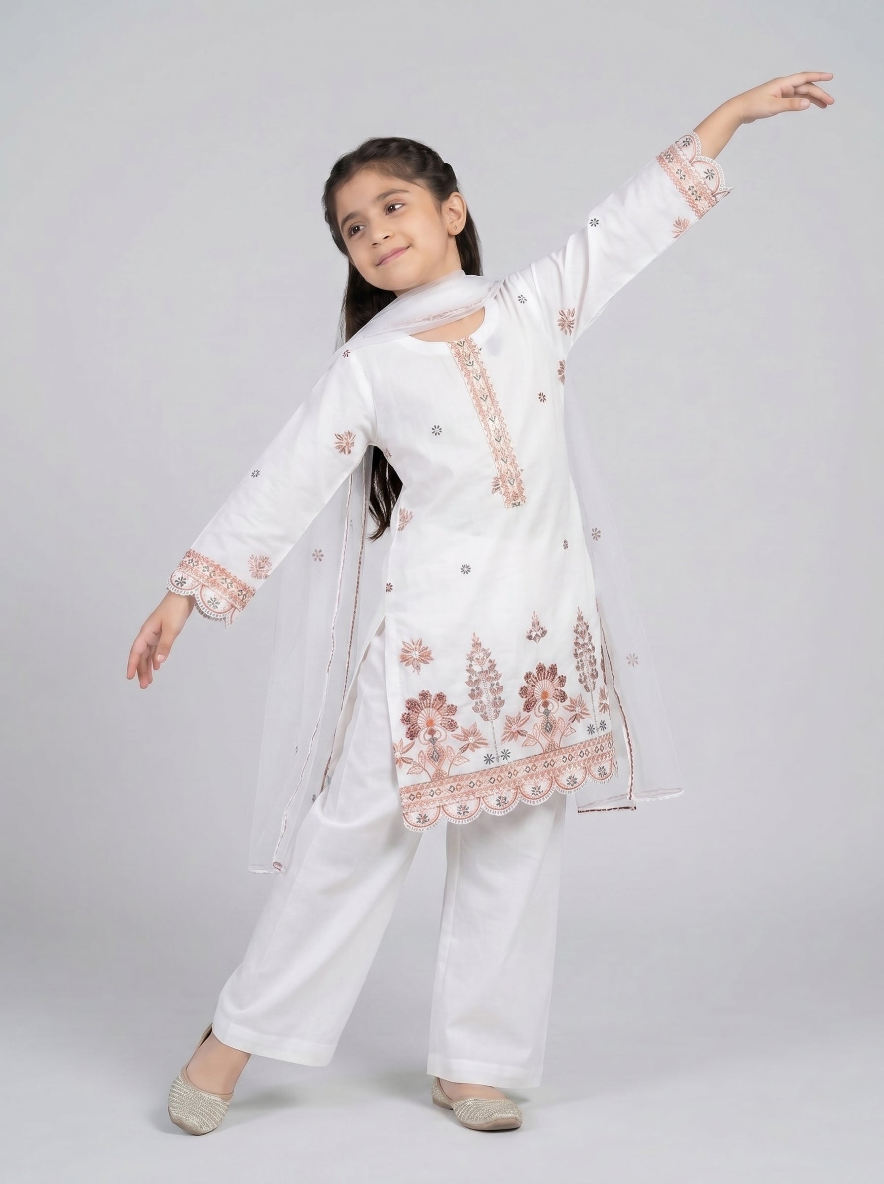 3 pcs kids cotton dress