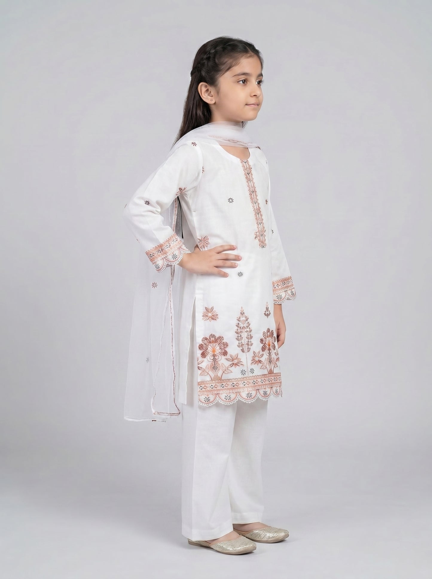 3 pcs kids cotton dress