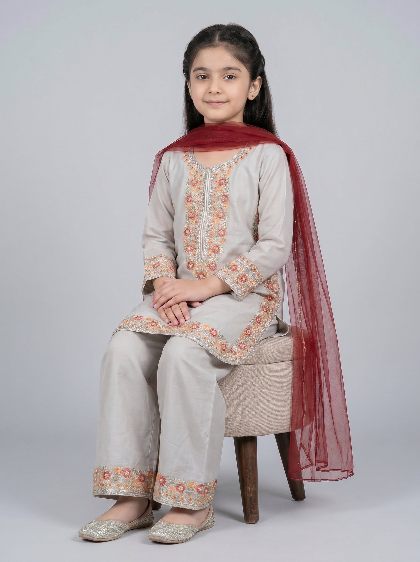 3 pcs kids cotton dress