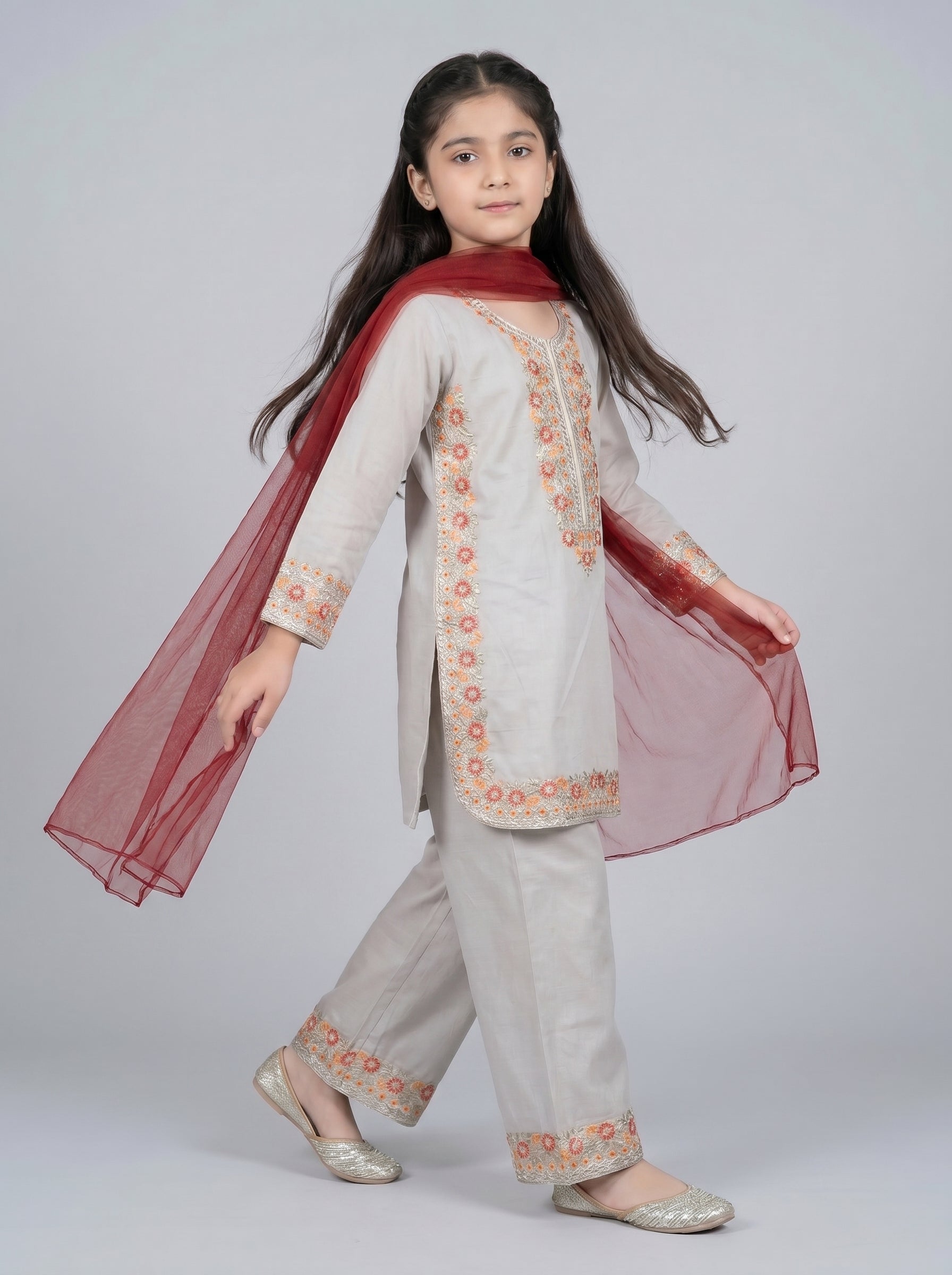 3 pcs kids cotton dress
