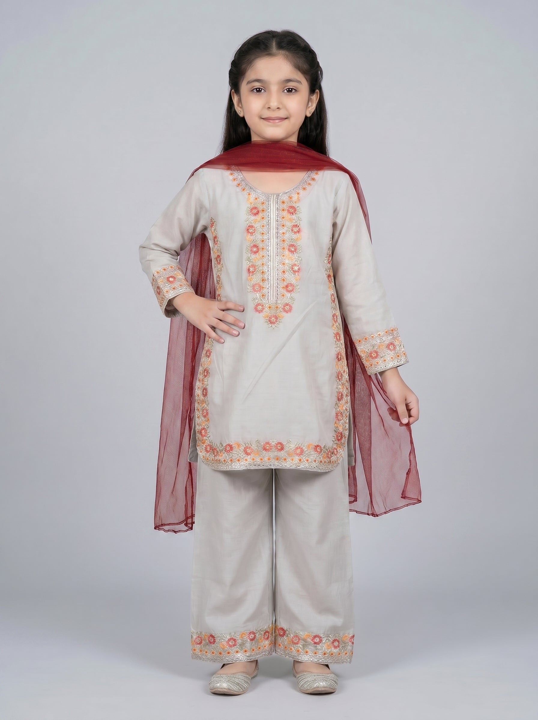 3 pcs kids cotton dress