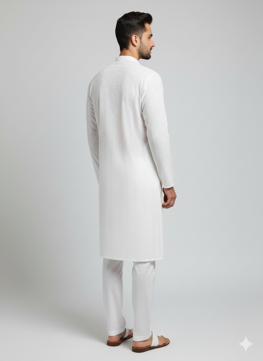 2 pc fancy katan silk kurta trouser