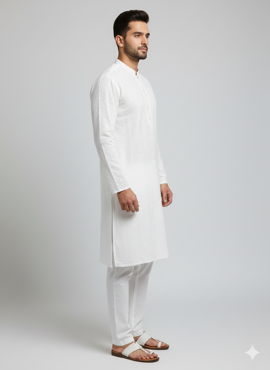 2 pc fancy katan silk kurta trouser