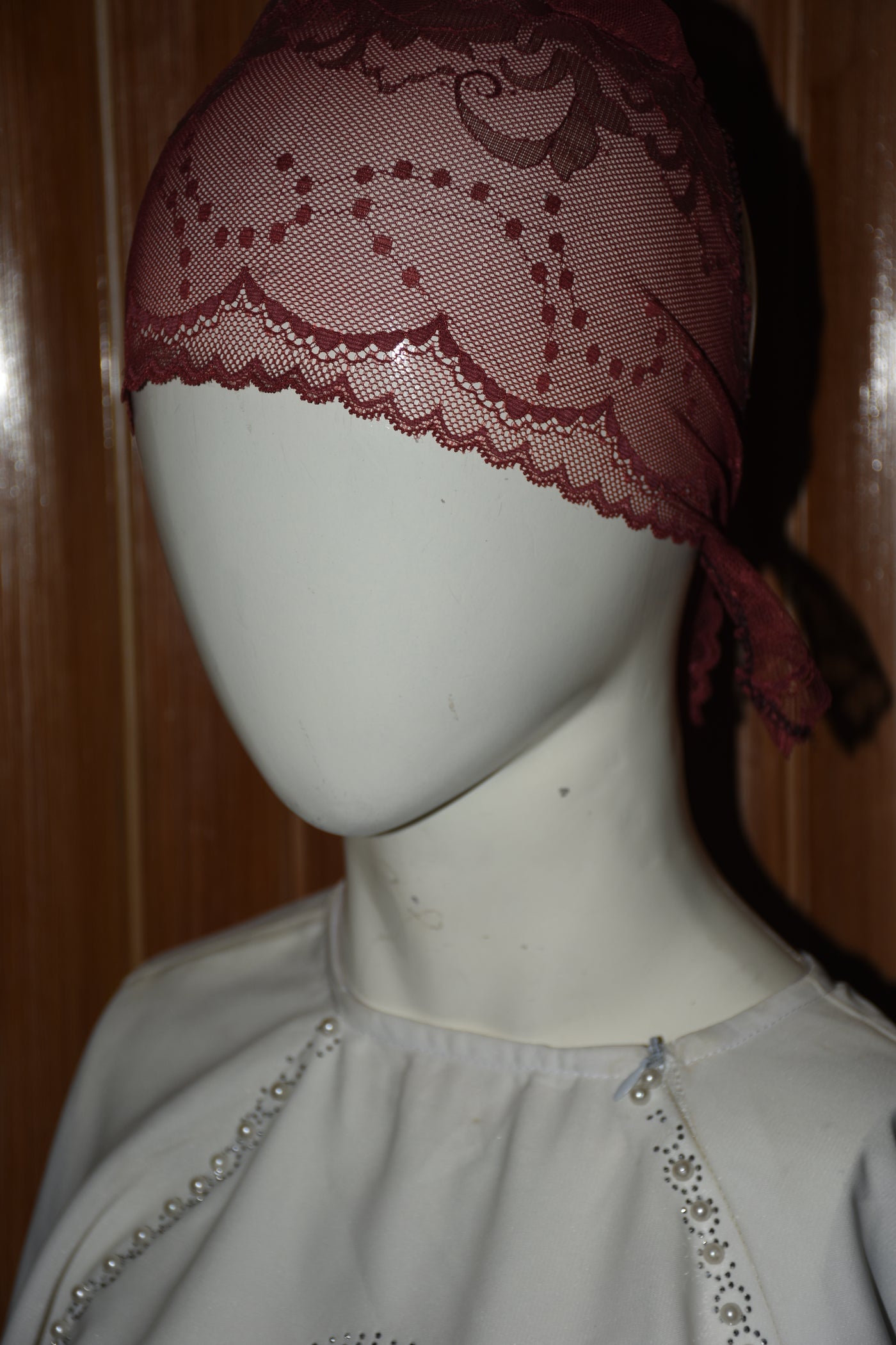 Net hijab cap
