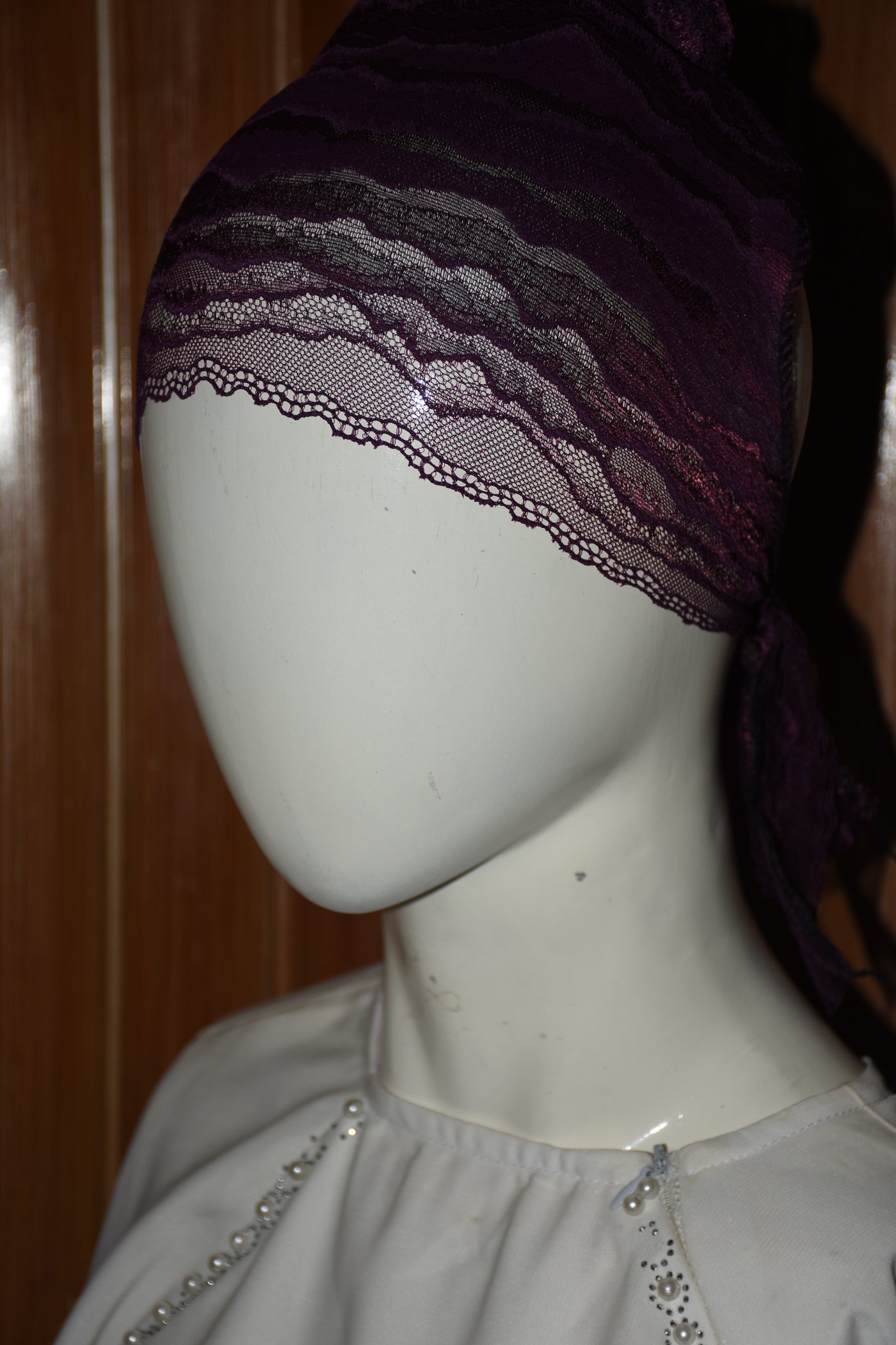 Net hijab cap