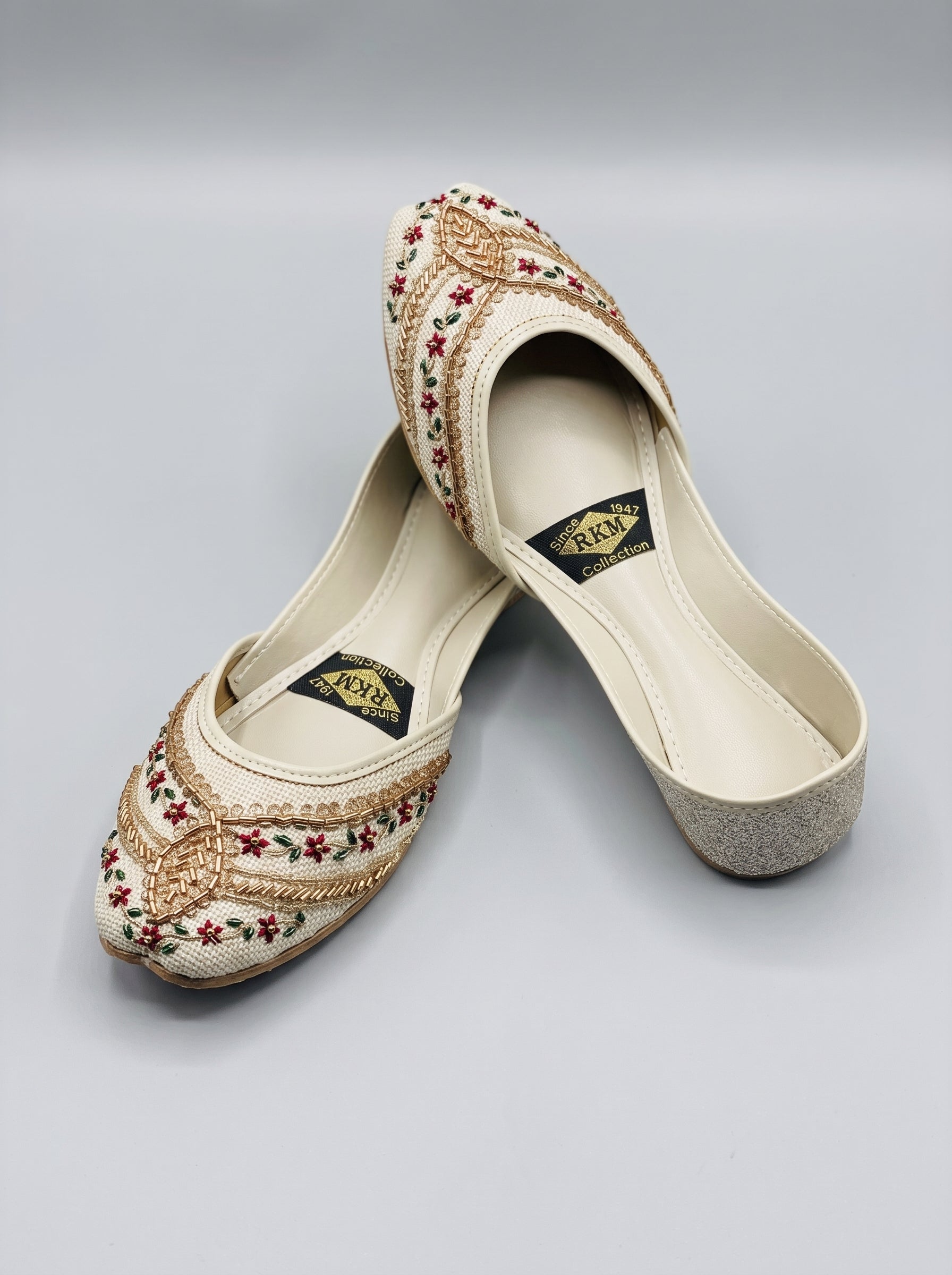 Embroidered and sitara work Khussa