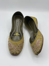 Leather Embroidered Khussa