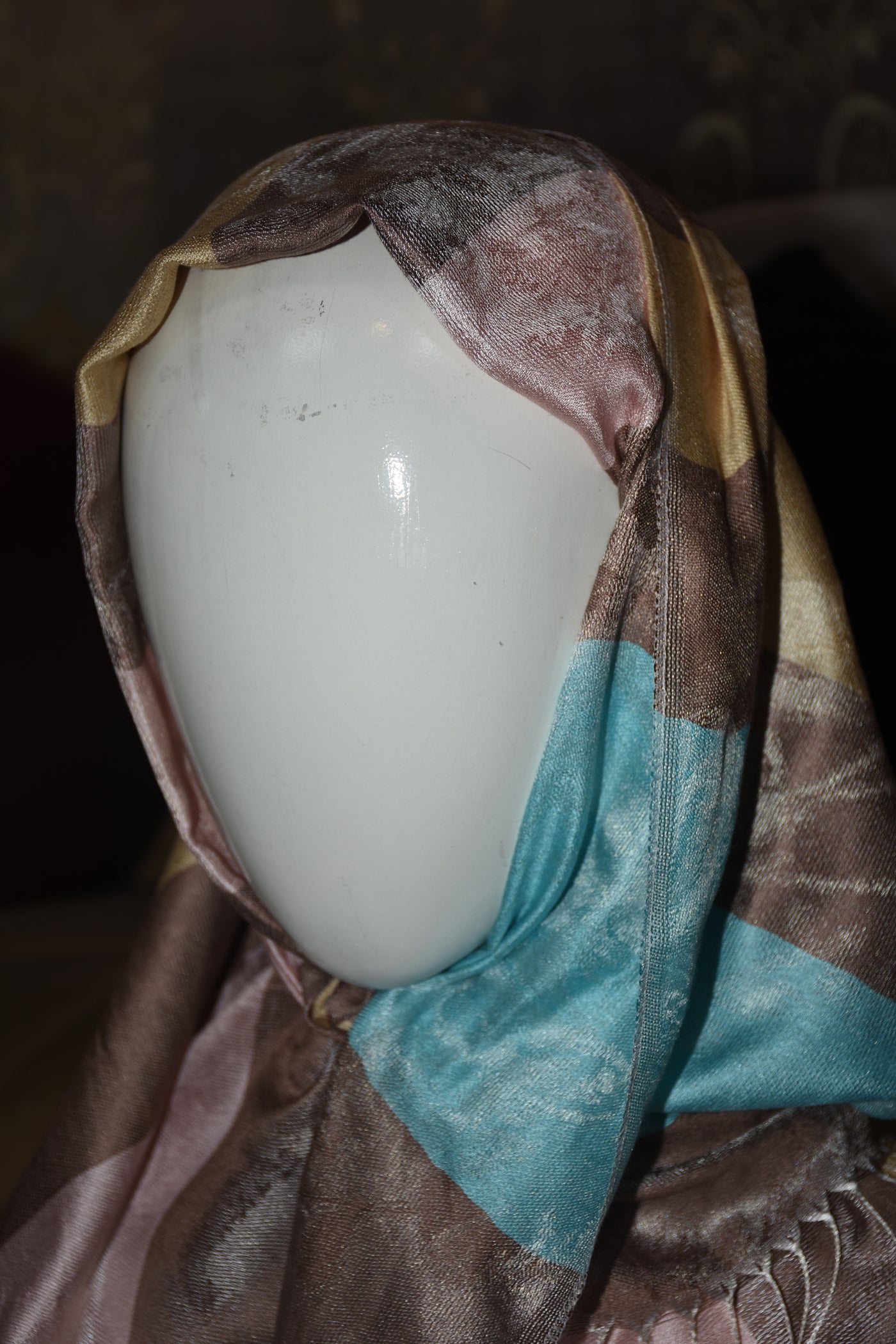 Multi color Silk Scarf