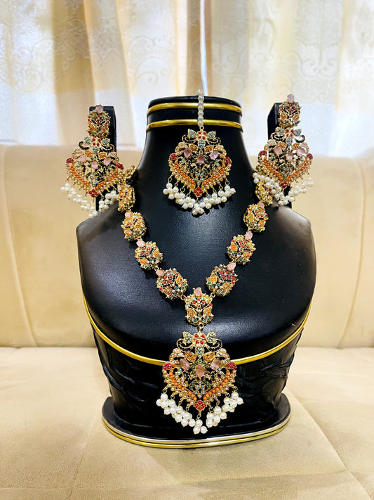 Indian multicolor Necklace set