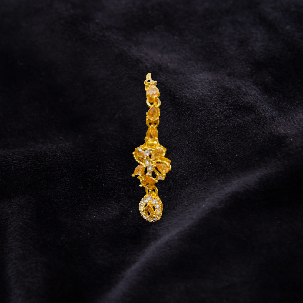 One carat Necklace with stone work