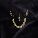 One carat Necklace with stone work