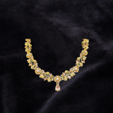 One carat Necklace with stone work