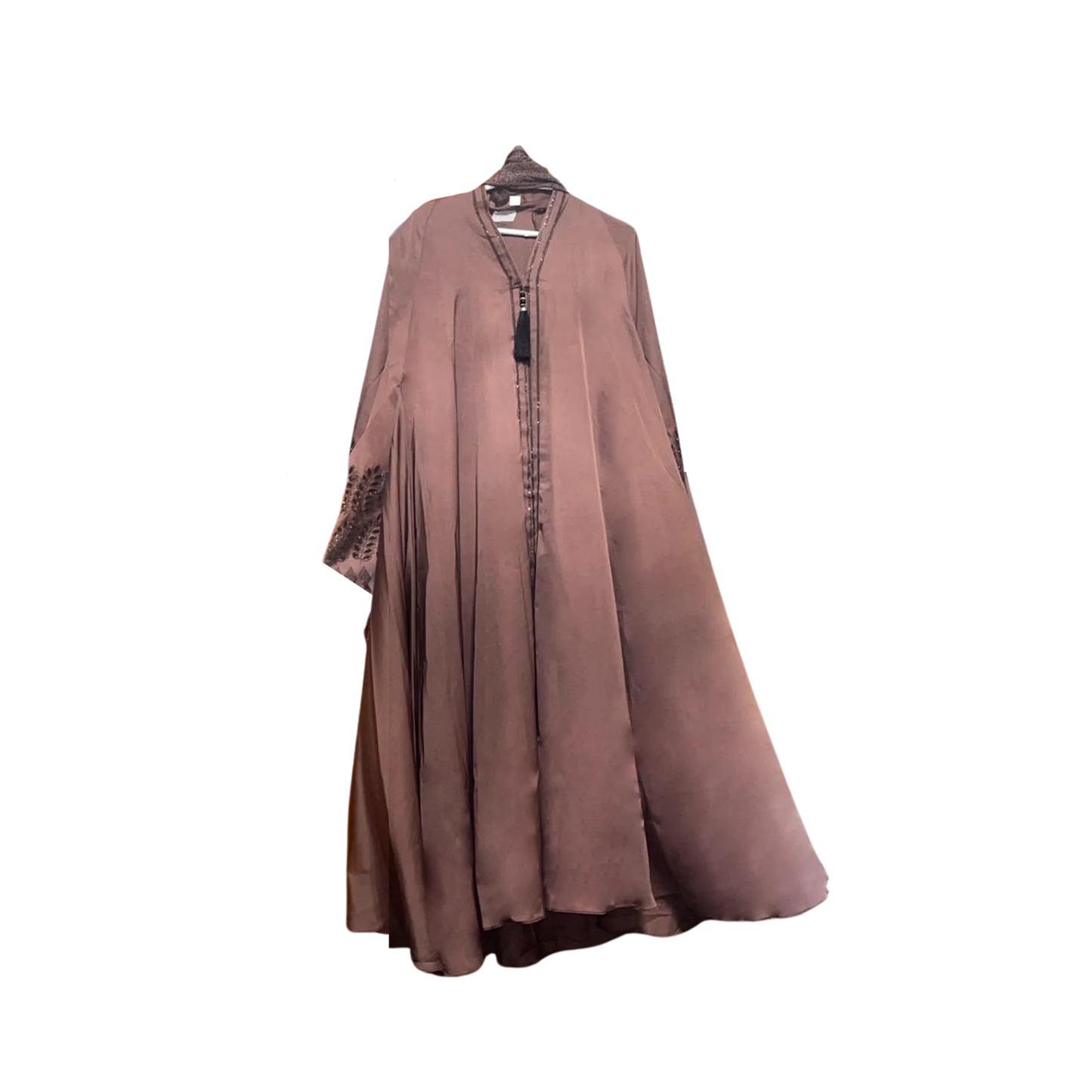 Plain Abaya with Stone work