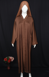 Elegant abaya on Nida fabric with Scarf