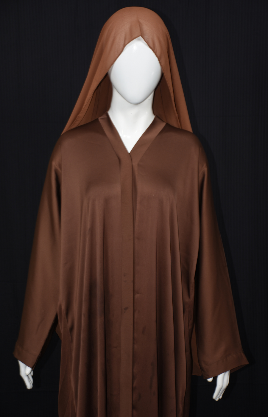 Elegant abaya on Nida fabric with Scarf