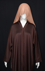 Elegant abaya on Nida fabric with Scarf