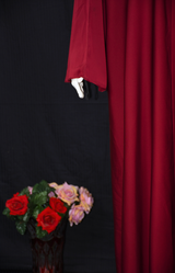 Elegant abaya on Nida fabric with Scarf