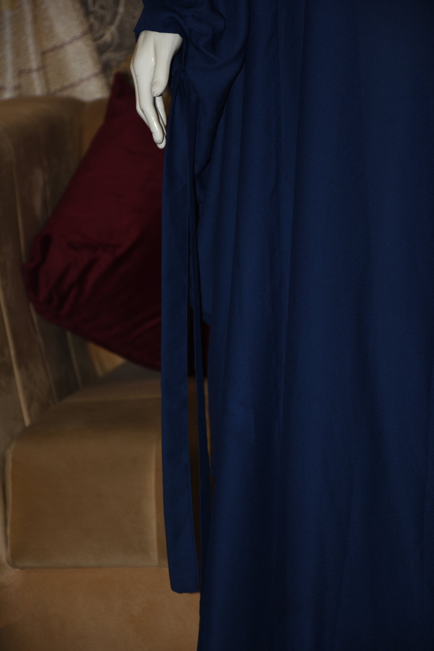 Chiffon butterfly Abaya with separate upper and inner