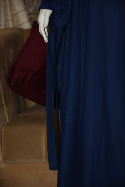 Chiffon butterfly Abaya with separate upper and inner