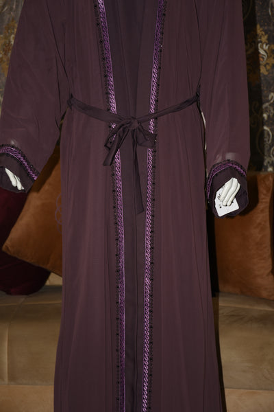 High-quality Nida fabric inner shirt with separate chiffon gown